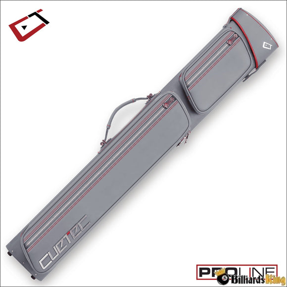 Cuetec Pro Line 2x4 2 Gray Butt 4 Shaft Hard Pool Cue Case 95-752 - Billiards King