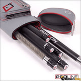 Cuetec Pro Line 2x4 2 Gray Butt 4 Shaft Hard Pool Cue Case 95-752 - Billiards King