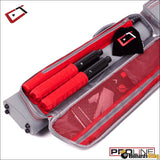 Cuetec Pro Line 2x4 2 Gray Butt 4 Shaft Hard Pool Cue Case 95-752 - Billiards King