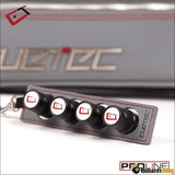 Cuetec Pro Line 2x4 2 Gray Butt 4 Shaft Hard Pool Cue Case 95-752 - Billiards King