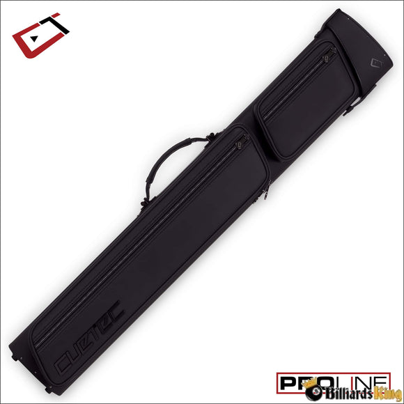 Cuetec Pro Line Black Noir 2x4 2 Butt 4 Shaft Hard Pool Cue Case 95-757 - Billiards King