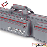 Cuetec Pro Line Gray 4x8 4 Butt 8 Shaft Soft Pool Cue Case 95-753 - Billiards King