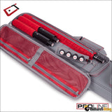 Cuetec Pro Line Gray 4x8 4 Butt 8 Shaft Soft Pool Cue Case 95-753 - Billiards King